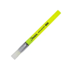 Sharpie Clear View Highlighter Stick, Chisel Point, Yellow, Pack Of 3