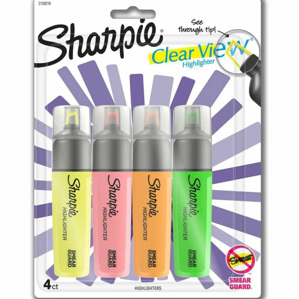 Sharpie Clear View Highlighter Pack
