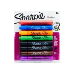 Sharpie Flip Chart Markers, Assorted, Pack Of 8, 22480