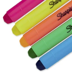 Sharpie Gel Highlighters, Bullet Tip, Assorted Colors, 5 Count