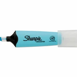 Sharpie Highlighter, Clear View Highlighter with See-Through Chisel Tip, Tank Highlighter, Assorted, 8 Count