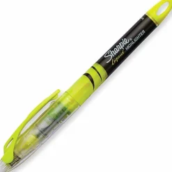 Sharpie Liquid Highlighters, Chisel Tip, Fluorescent Yellow, 12 Count