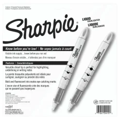 Sharpie Liquid Highlighter, Chisel Tip Highlighters, Assorted Colors, 10 Count