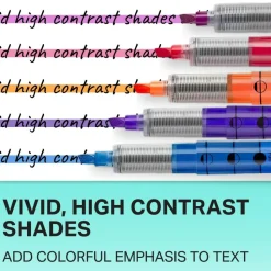 Sharpie Liquid Highlighters, Chisel Tip, Fluorescent Pink, Box of 12