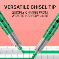 Sharpie Liquid Highlighters, Chisel Tip, Fluorescent Pink, Box of 12