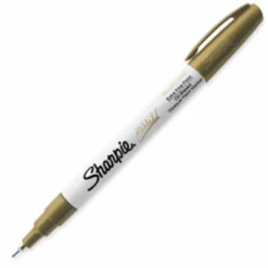 Sharpie Paint Markers, Extra Fine Point, Metallic Gold Ink