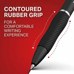 Sharpie S Gel Pens, Medium Point, 0.7 mm, Black Barrel, Black Ink, Pack Of 12 Pens