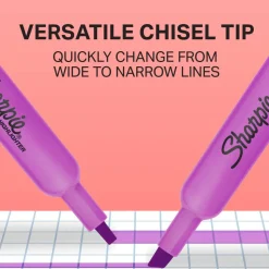 Sharpie Tank Highlighters, Chisel Tip, Assorted Color Highlighters, Value Pack, 36 Count