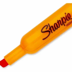 Sharpie Tank Style Highlighters, Orange Ink, Chisel Tip, Orange Barrel, Dozen