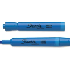 Sharpie Tank Style Highlighters, Blue Ink, Chisel Tip, Blue Barrel, Dozen