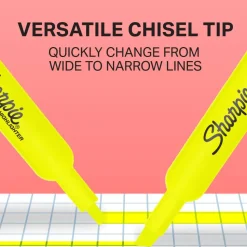 Sharpie Tank Style Highlighters, Chisel Tip, Assorted, Box of 12