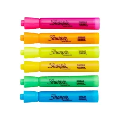 Sharpie Tank Style Highlighters, Chisel Tip, Assorted, Box of 12