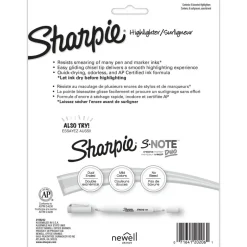 Sharpie Tank-Style Highlighters, Chisel Tip, Mild Pastel Barrels, Mild Pastel Inks, Pack Of 6 Highlighters