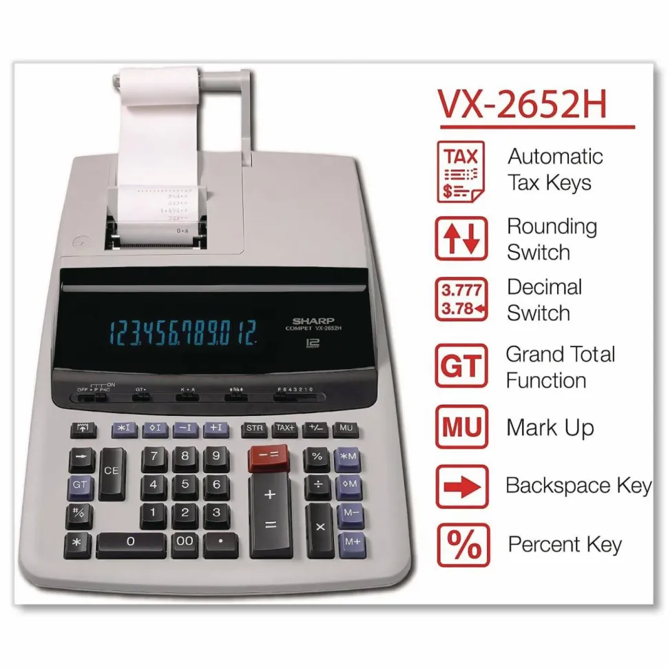 Sharp VX-2652H Commercial-Use Calculator