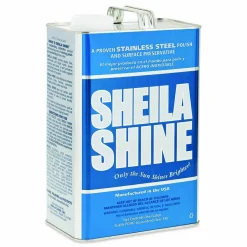 Sheila Shine Low VOC Stainless Steel Cleaner and Polish, 1 gal Can, 4/Carton