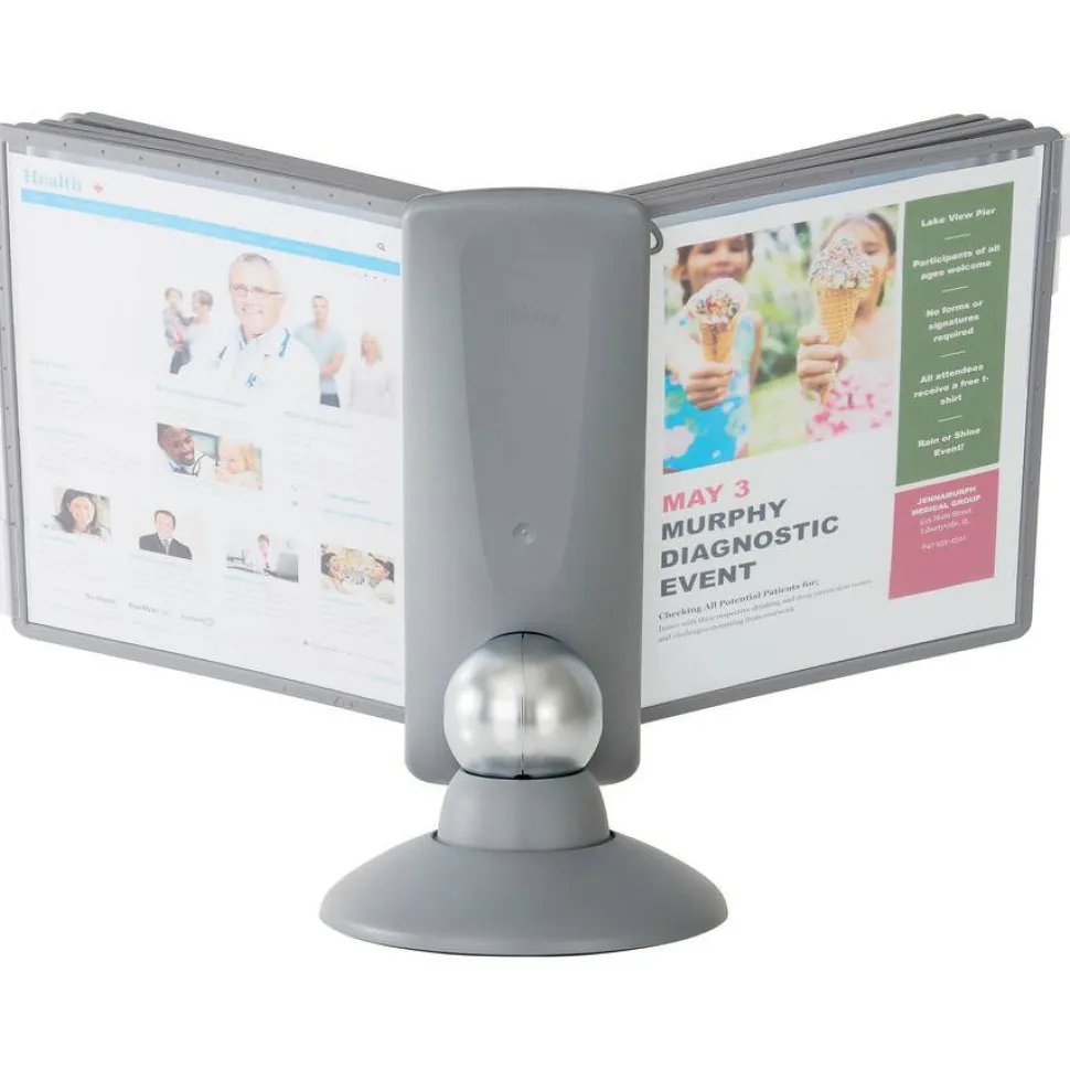 Sherpa Motion Desk Reference System, Graphite, 10 Panels