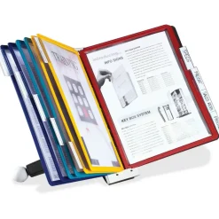 Sherpa 10-Panel Desk Reference System, Assorted Colors
