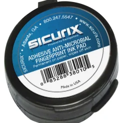 SICURIX Adhesive Fingerprint Ink Pads, 0.5
