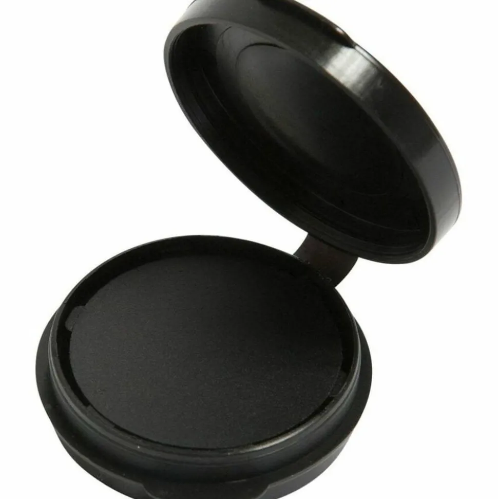 SICURIX Adhesive Fingerprint Ink Pads, 0.5"H x 1.5"W x 1.5"D, Black Ink, Black, 12 / Carton