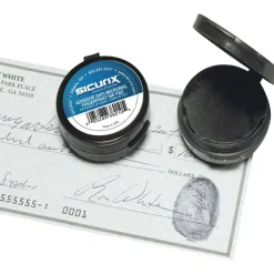 SICURIX Adhesive Fingerprint Ink Pads, 0.5