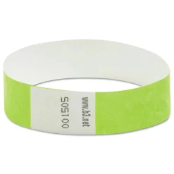 SICURIX Security Wristbands, Sequentially Numbered, 10