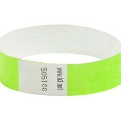 SICURIX Security Wristbands, Sequentially Numbered, 10
