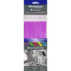 Sicurix Standard Dupont Tyvek Security Wristbands, 10