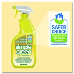 Simple Green All-Purpose Cleaner, Lemon Scent, 24 Oz Bottle, Case Of 12