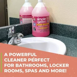 Simple Green Clean Building Bathroom Cleaner Concentrate, 128 Oz Bottle