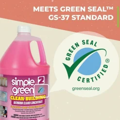 Simple Green Clean Building Bathroom Cleaner Concentrate, 128 Oz Bottle