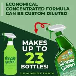 Simple Green Concentrated All-Purpose Cleaner/Degreaser/Deodorizer, 24 Oz Bottle