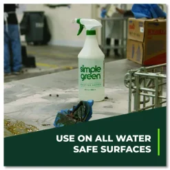 Simple Green Crystal All-Purpose Industrial Cleaner/Degreaser, 128 Oz Bottle, Case Of 6