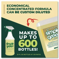 Simple Green Industrial Cleaner and Degreaser, Lemon Scent, 5 gal Pail