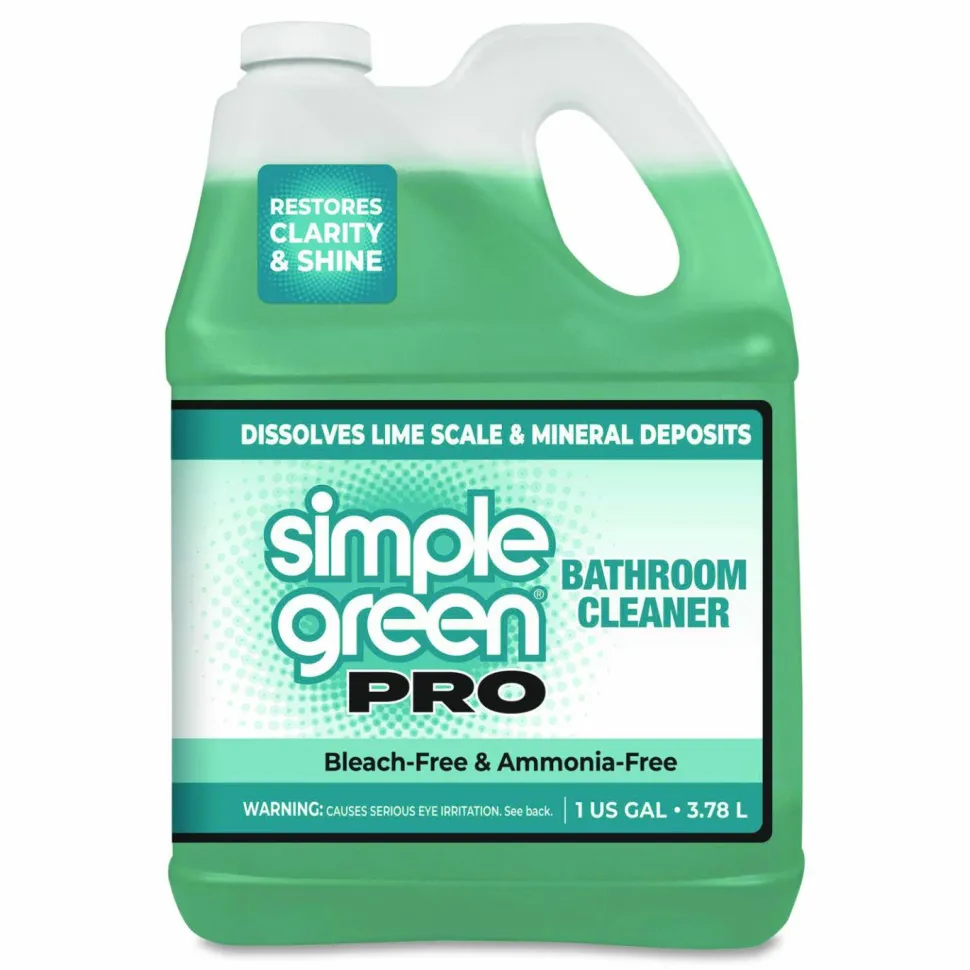 Simple Green Pro Bathroom Cleaner, 1 gal Bottle, 4/Carton