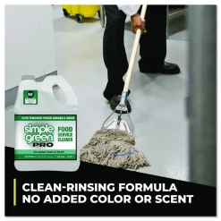 Simple Green Pro Food Service Cleaner, 1 gal Bottle, 4/Carton