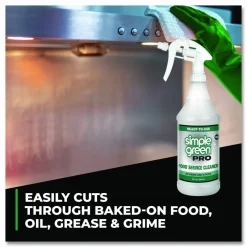 Simple Green Pro Food Service Cleaner Ready-To-Use, 32 oz Spray Bottle, 12/Carton