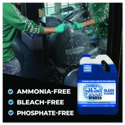 Simple Green Pro Glass Cleaner, 1 gal Bottle, 4/Carton