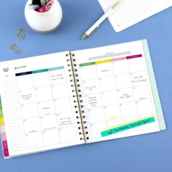 Simplified by Emily Ley for AT-A-GLANCE 2027 Weekly Monthly Planner, Nostalgia Pink, Medium, 7