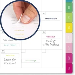 Simplified by Emily Ley for AT-A-GLANCE 2027 Weekly Monthly Planner, Nostalgia Pink, Medium, 7