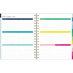 Simplified by Emily Ley for AT-A-GLANCE 2027 Weekly Monthly Planner, Nostalgia Pink, Medium, 7