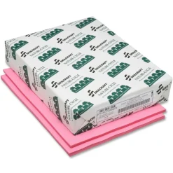 SKILCRAFT Neon Color Copy Paper, Neon Pink, Letter (8.5