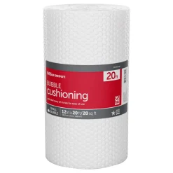 Small Bubble Cushioning, 3/16" Thick, Clear, 12" x 20'