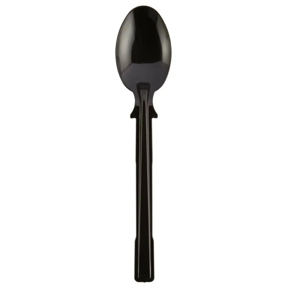 SmartStock T-Series Disposable Cutlery Refills, Polystyrene Teaspoons, Black, 40 Teaspoons Per Refill, 24 Refills Per Case, 960 Teaspoons