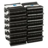 SmartStock T-Series Disposable Cutlery Refills, Polystyrene Soup Spoons, Black, 40 Soup Spoons Per Refill, Box Of 24 Refills