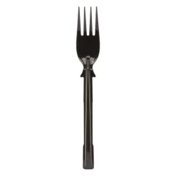 SmartStock T-Series Disposable Cutlery Refills, Polypropylene Forks, Black, 40 Forks Per Refill, Box Of 24 Refills