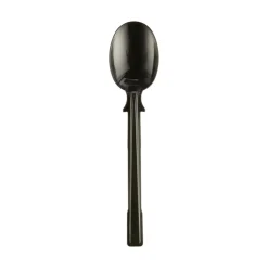 SmartStock T-Series Disposable Cutlery Refills, Polypropylene Soup Spoons, Black, 40 Spoons Per Refill, Box Of 24 Refills