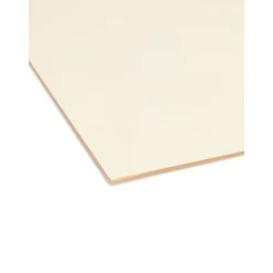 Smead File Folders, Letter Size, 1/5 Cut, Manila, Pack Of 100