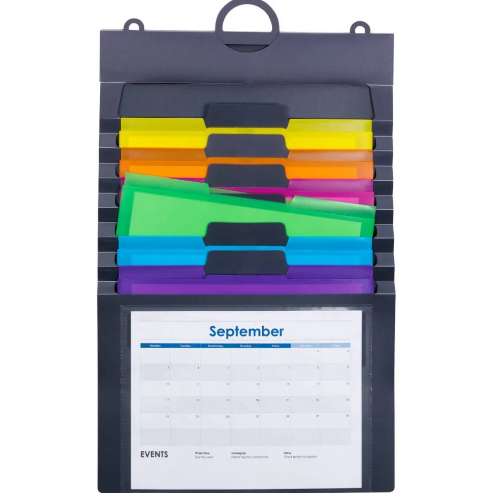 Smead Cascading Wall Organizer, Letter Size, Multicolor