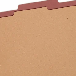 Smead Classification Folders, Pressboard With SafeSHIELD Fasteners, 1 Divider, 2