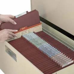 Smead Classification Folders, Pressboard With SafeSHIELD Fasteners, 1 Divider, 2